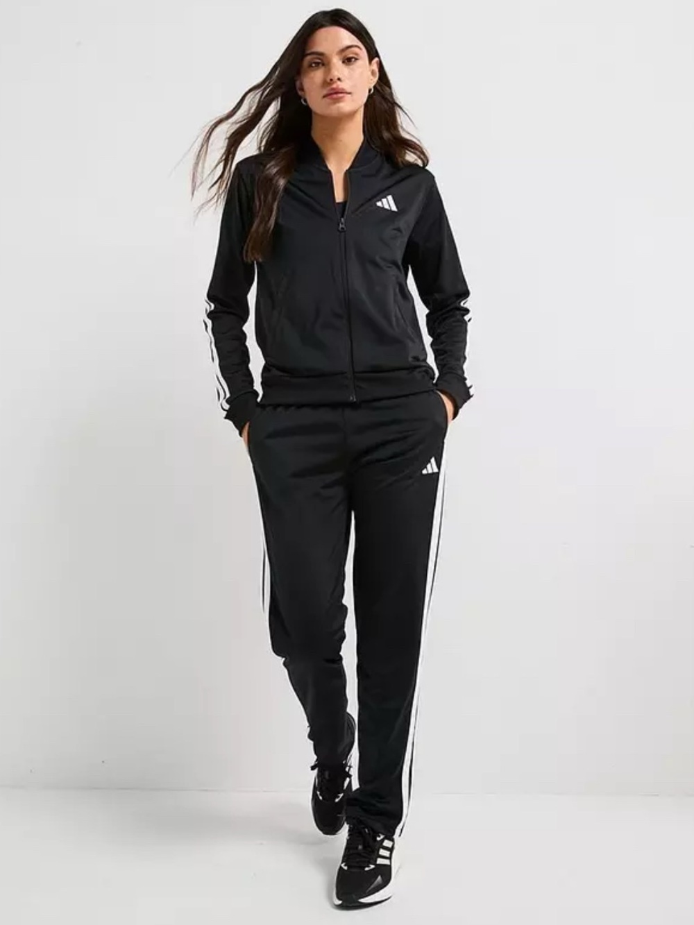 Women’s Medium Adidas Black Track Suit Set